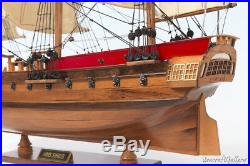Hms Sirius Tall Ship Boat Completed Handmade Wooden Model Gift Home Decor 45cm
