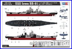 HobbyBoss 86517 US Battleship Iowa 1/350 Scale Plastic Model Kit