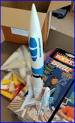Huge LOT Model Rocket Parts Tubes, Cones, Couplers, Chutes, Rings, Mounts, etc