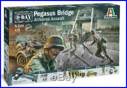 ITALERI 6194 WWII D-Day Pegasus Bridge Battle Diorama Model Kit 1/72 FREE SHIP