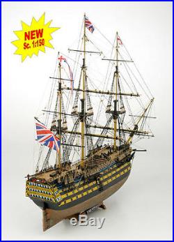 Intricate, Authentic Wooden Model Ship Kit by Mamoli the HMS Victory