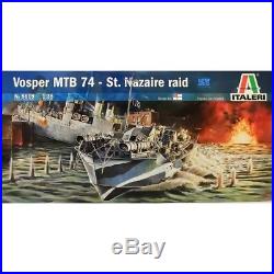 Italeri 135 5619 BRITISH VOSPER ST. NAZAIRE RAID MTB 74 PLASTIC Model Ship Kit