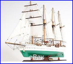 J. S. ElCANO Royal Spanish Navy Tall Ship Assembled 37 Built Wood Model Boat