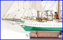 J. S. ElCANO Royal Spanish Navy Tall Ship Assembled 37 Built Wood Model Boat