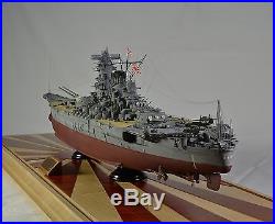 Japanese Battleship Yamato Finished Ship Model