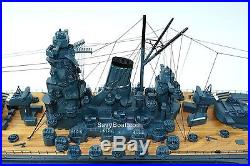 Japanese Navy Ship Yamato Yamato-class Handmade Wooden Battleship Model 48