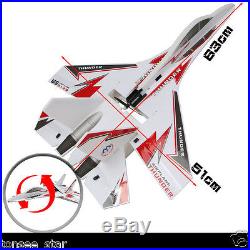 KT SU-27 Airplane/Jet + 6CH RC Fighter Foam Glider Kits With LED FAST SHIPPING