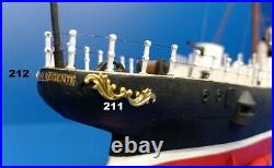 Kit By Pieces To Assemble Spanish Ship Reina Regente. 1/100. Wood, Resin