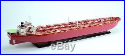 Knock Nevis ULCC Supertanker 46 Handcrafted Wooden Model Ship NEW