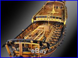 LE REQUIN wood ship model kit real wood carving 1/48 scale pear wood version kit