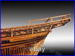 LE REQUIN wood ship model kit real wood carving 1/48 scale pear wood version kit
