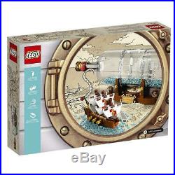 LEGO Ideas Ship in a Bottle 21313 Expert Building Kit, Snap Together Model