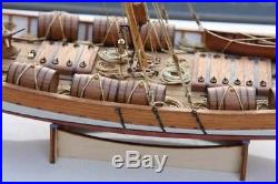 LEUDO Scale 1/48 430mm 17 Wood Ship Model Kit Sailboat model kit