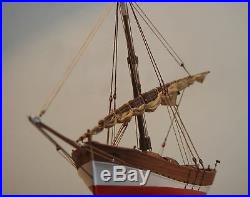 LEUDO Scale 1/48 430mm 17 Wood Ship Model Kit Sailboat model kit