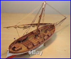 LEUDO Scale 148 17 Wood Model Ship trade Boat Sail Wooden Model Ship Kit