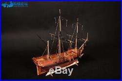 La Belle 1684 Scale 1/48 450mm 17.7 Full Ribs Wood Model Ship Kit Sailboat