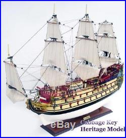 La Licorne, the Unicorn, Tin Tin, Tall Ship Magnificent Wood model, 35 Beauty