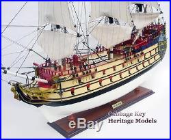La Licorne, the Unicorn, Tin Tin, Tall Ship Magnificent Wood model, 35 Beauty