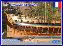 La Renommee 1744 S1 Scale 1/48 1230 mm Admiralty model Wood model ship kit