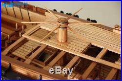 La Salamandre 1752 1/48 Full Ribs Internal structure Wooden Model Ship Kits