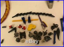Large Lot of Bandai Mobile Suit Gundam 5 Action Figures and Parts With Ships