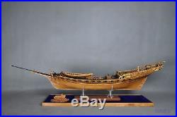 Le Requin Full Rib Wood Ship Model Kit Scale 1/48 47 High End Product Boxwood