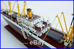 Liberty Dry Cargo Ship EC2-S-C1 33 Handcrafted Wooden Ship Model NEW