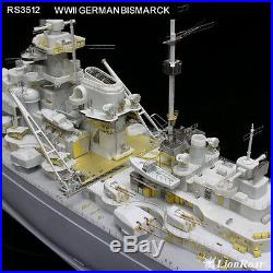 LionRoar RS3512 1/350 WWII German Battle Ship Bismarck Detailing Set For Revell