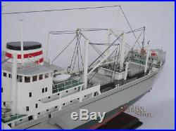 M. S. Skaubo Handcrafted Cargo Ship Model Scale 1178