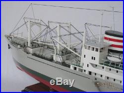 M. S. Skaubo Handcrafted Cargo Ship Model Scale 1178