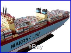 MAERSK TRIPLE E Class Container Ship 40 Handmade Wooden Ship Model