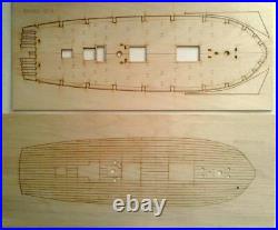 MK0302P Schooner Polotsk + LIFEBOAT wood ship kit 1/72 model, by Master Korabel