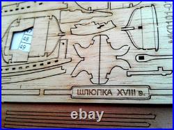 MK0401P Brigantine Phoenix+Lifeboat Wooden Kit wood ship 1/72 Master Korabel