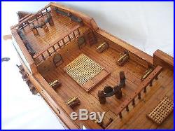 Model Wooden Ships, Goldel Hind, Plank On Rib
