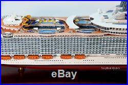MS Symphony of the Seas Oasis-class Wooden Cruise Ship Model 40.5 Scale 1350