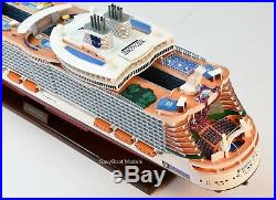 MS Symphony of the Seas Oasis-class Wooden Cruise Ship Model 40.5 Scale 1350