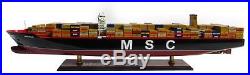 MSC OSCAR Container Ship 40 Handcrafted Wooden Ship Model