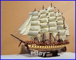 MT81 # France 31 Wooden Model Ship model Sailing Tall Boat Nautica Home Decor