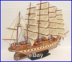 MT81 # France 31 Wooden Model Ship model Sailing Tall Boat Nautica Home Decor
