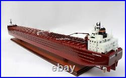 MV Paul R. Tregurtha American Great Lakes Freighter Wooden Ship Scale 1300