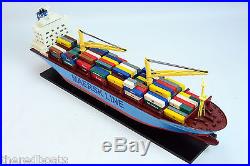 Maersk Alabama Container Ship 36 Handmade Wooden Ship Model