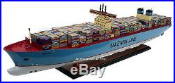 Maersk Line Triple E Container Ship Model 39 Handmade Wooden Ship Model
