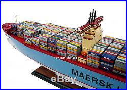 Maersk Line Triple E Container Ship Model 39 Handmade Wooden Ship Model