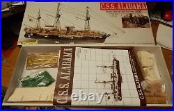 Mamoli 53 C. S. S. Alabama Wooden Ship Model Kit 1/120 New In Open Box Unstarted