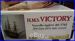 Mamoli HMS Victory Wood Ship Model Kit MV27 190 Scale Museum Quality