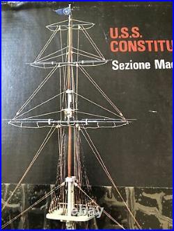 Mamoli USS Constitution Cross Section Model Kit 193 Scale NEW IN BOX Ship Model