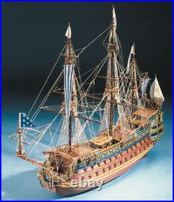 Mantua Models Soleil Royale First Rate Wooden Period Ship Kit 177 Scale