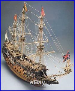 Mantua Sergal #787 HMS Sovereign of Seas 178 Scale Wood Ship Model Kit em cr