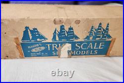 Marine's True Scale Ship Models Clipper Ship Sword Fish No. 1084 Solid Wood Hull