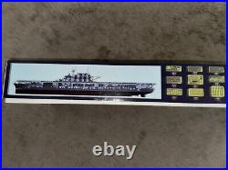 Merit, 1200 scale, U. S. S. Hornet CV-8 Aircraft Carrier, Display Model Kit#62001